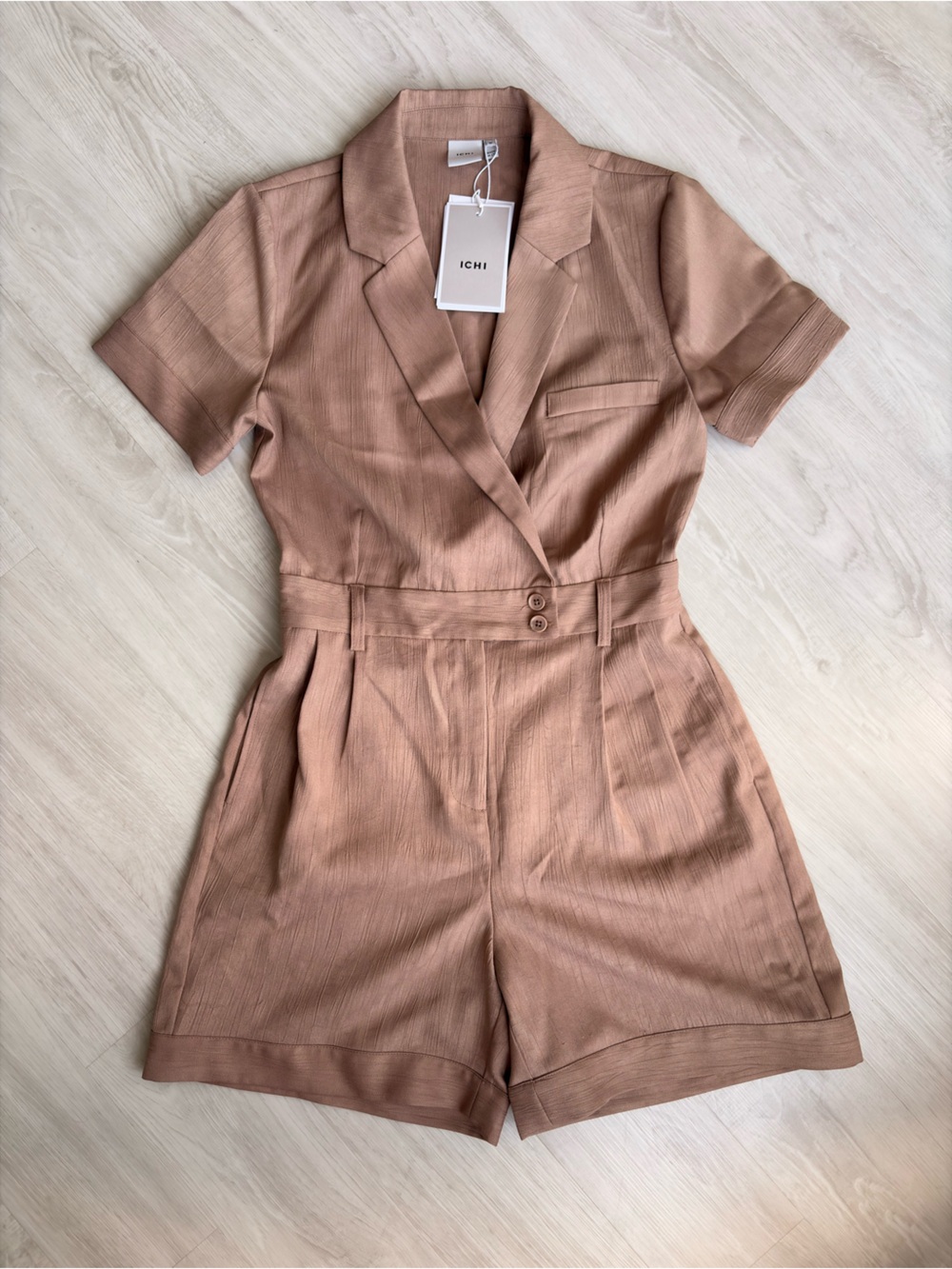 Ichi Tan Collared Romper